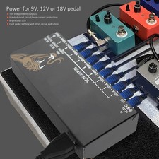 Pedal Power Supply Electric Guitar Effect Board Short Circuit/Over Current Prote
