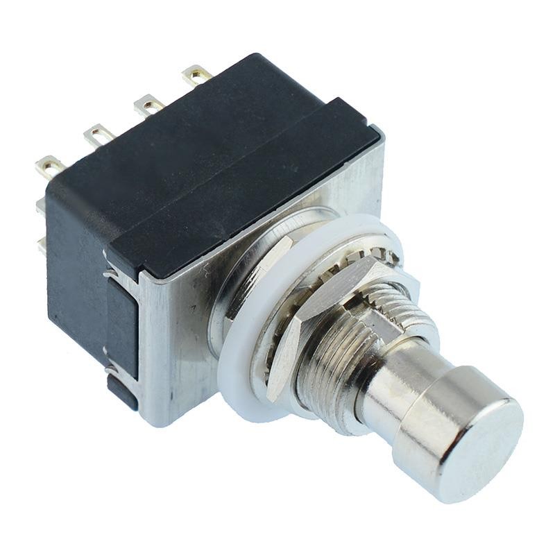On-(On) Momentary Foot Switch 4PDT Guitar Effects Pedal Stomp Box