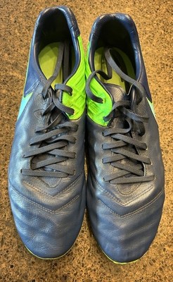 Nike Men's Tiempo Legacy II 2 FG Soccer Cleats Coastal Blue Size 11