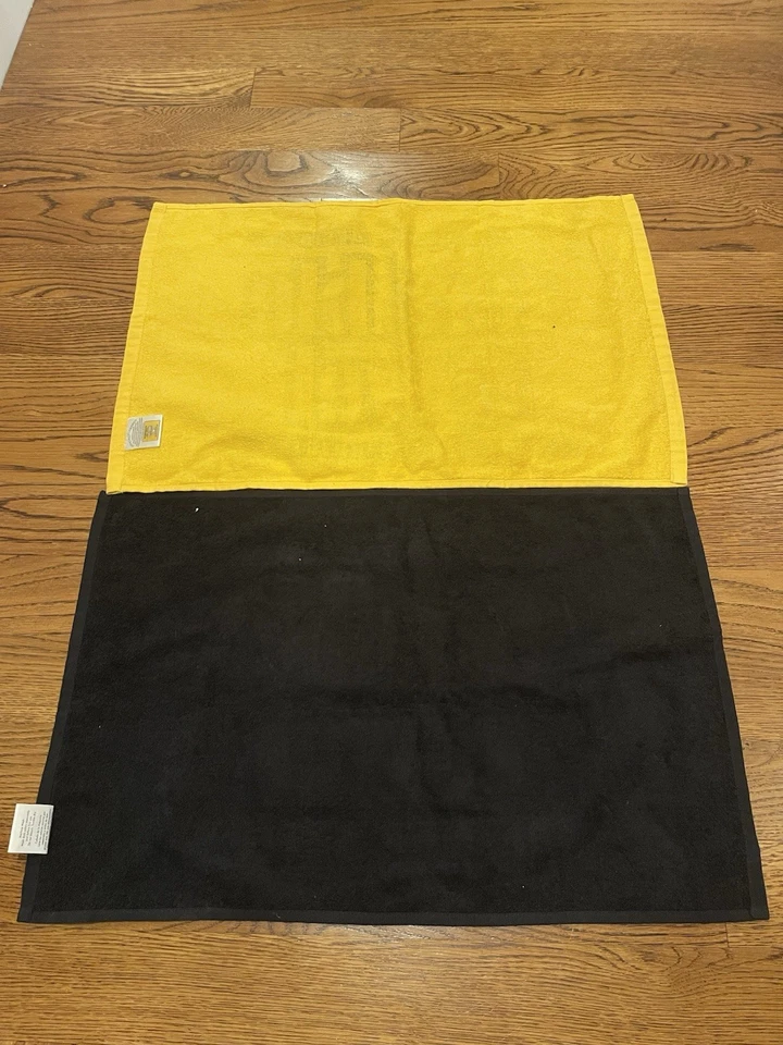 Lote de 2 Terribles Toallas Pittsburgh Steelers NFL Fútbol NEGRO Y AMARILLO Foto 2 de 4