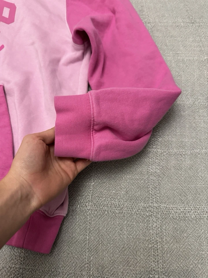 Gap Barbie fleece-lined pullover sweatshirt hoodie Sz Medium - Image 4 of 4