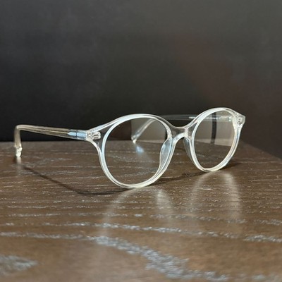 Warby Parker Farris 500 Clear Crystal Eyeglasses Frame 50-18-140 Eyewear