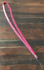 original Lanyard T-Mobil Schl&uuml;sselband Badgholder Magenta schmal ungetragen
