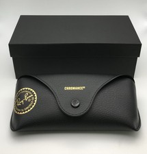 New Authentic Ray Ban Black Case W. Outer Box