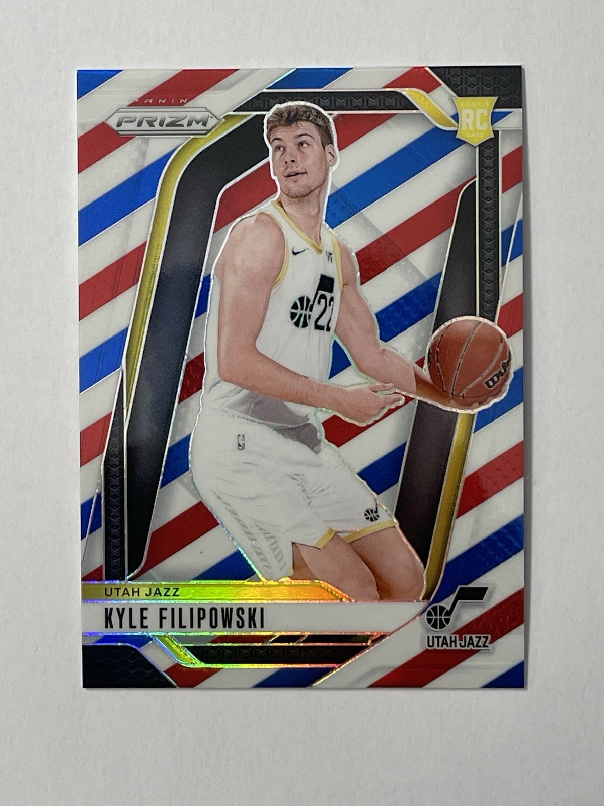 Kyle Filipowski 2024-25 Panini Prizm Red White Blue RC #263