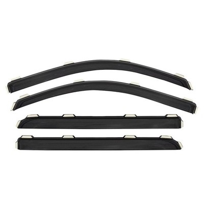 AVS Front & Rear In-Channel Smoke Acrylic Window Ventvisors for 16-21 Mazda CX-3