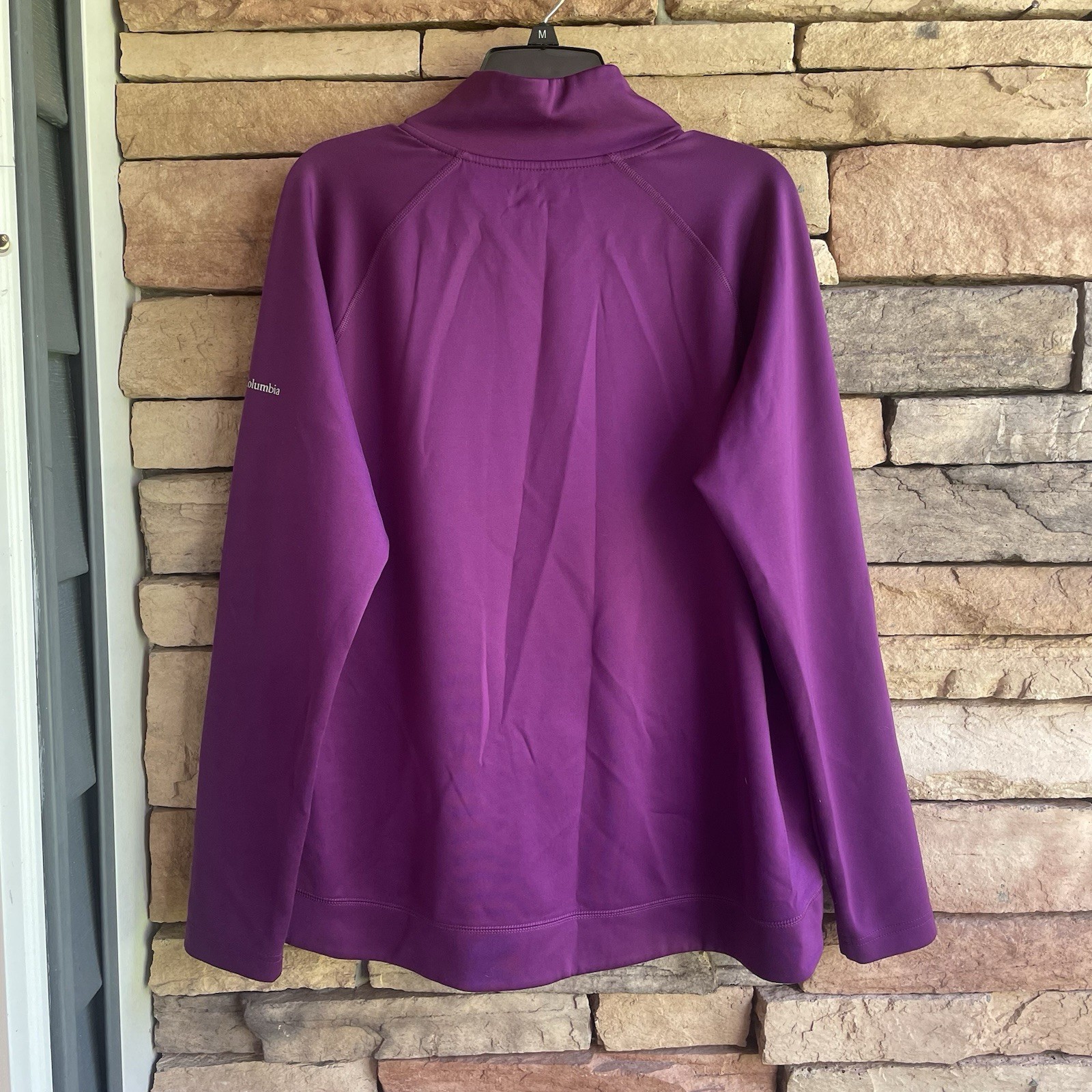 Columbia purple partial zip pullover sweatshirt E… - image 8