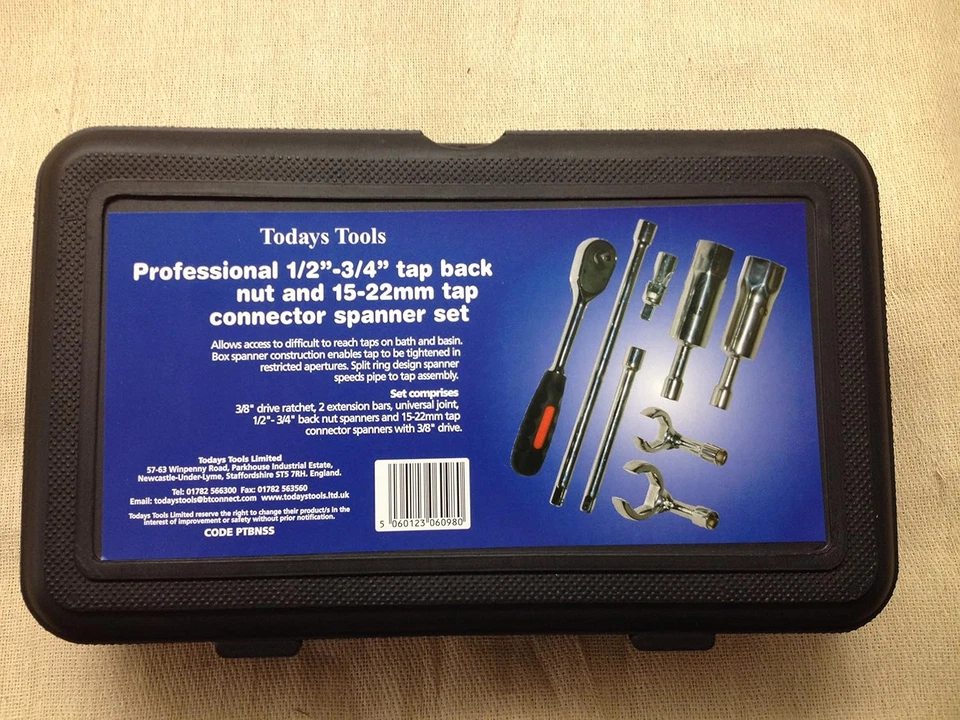 TT Professional PTBNSS - Dado Posteriore Rubinetto 1/2"-3/4" E Raccordo a Compre - Immagine 4 di 4