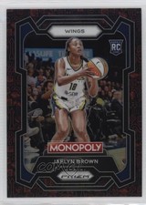 2024 Panini Prizm Monopoly WNBA Classic Icons Red Jaelyn Brown Rookie RC 11ba