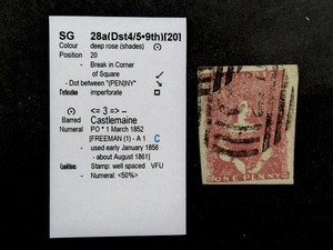 nystamps British Australian States Victoria Stamp # SG28A Used £80 L10y1502