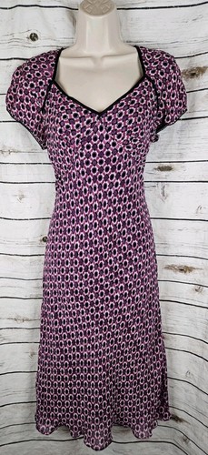 90s Y2K Nostalgia Babydoll Floral Dress 6 Bias Fairy Whimsi Midi Romantic