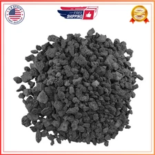 American Fireglass Medium Lava Rock, 1/2" - 1"-Use in Fireplace,Fire Pit or Bowl
