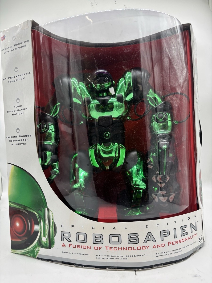 【ROBOSAPIEN】ロボサピアン Robonetics Robosapien V2 Yellow And White Robot 22