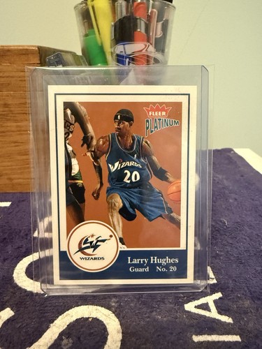 2003 Fleer Platinum Larry Hughes #28 card