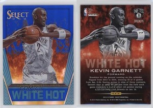 2013-14 Panini Select White Hot Blue Prizm /49 Kevin Garnett #21 HOF