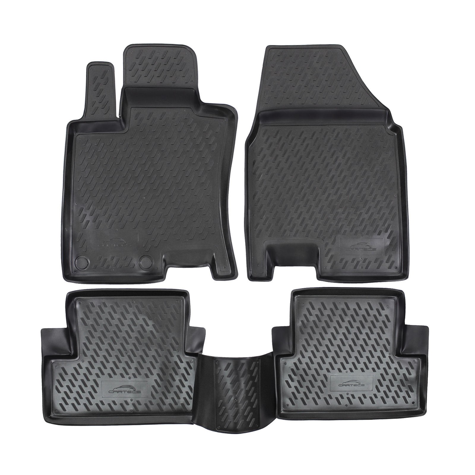 Tapis de sol en caoutchouc robuste haute densité pour habiller le Nissan Qashqai J10