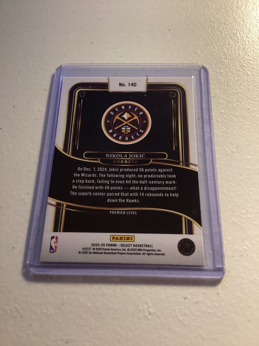 2024-25 Panini Select - Premier Level Nikola Jokić #140 | eBay