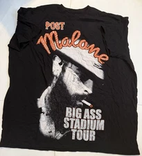 Posty Co Post Malone Big Stadium Tour Oversized T-Shirt Size One Size
