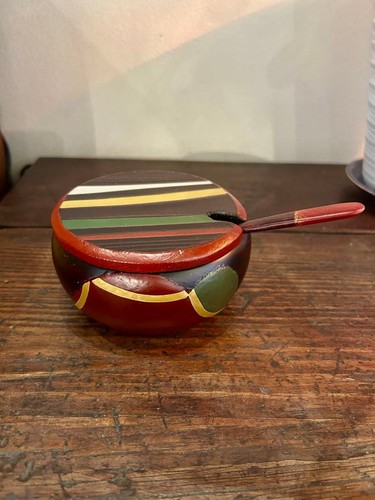 [New and unused item] Lacquerware bowl with spoon - Picture 3 of 10
