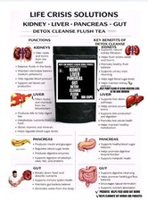 100 CUPS ALL IN ONE KIDNEY,LIVER PANCREAS,GUT DETOX FLUSH CLEANSE HEALTH TEA