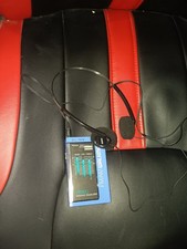 Sony SRF-35W FM/AM Walkman Portable Radio Blue Stereo Graphic EQ   Tested