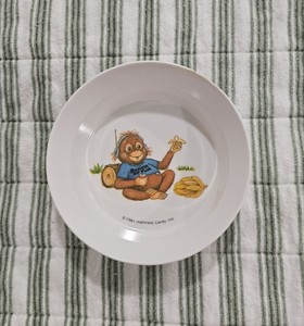 Vintage 1981 Hallmark Koszula Tales Bogey Orangutan Melamina Maluch Miska Rzadka
