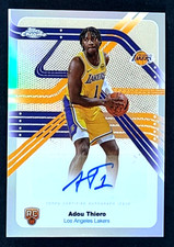2025-26 TOPPS CHROME AUTO ADOU THIERO SIGNED ROOKIE CARD RC REFRACTOR
