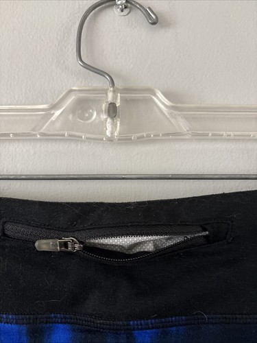 BALANCE COLLECTION BLUE |BLK Tie Dye High Waist Women's M Dry Wik Capri ...