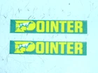 Replacement POINTER labels set of 2 for Matchbox Lesney 51c AEC 8 Wheel Tipper