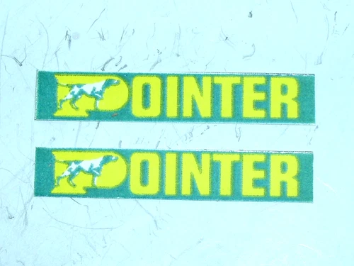 Replacement POINTER labels set of 2 for Matchbox Lesney 51c AEC 8 Wheel Tipper