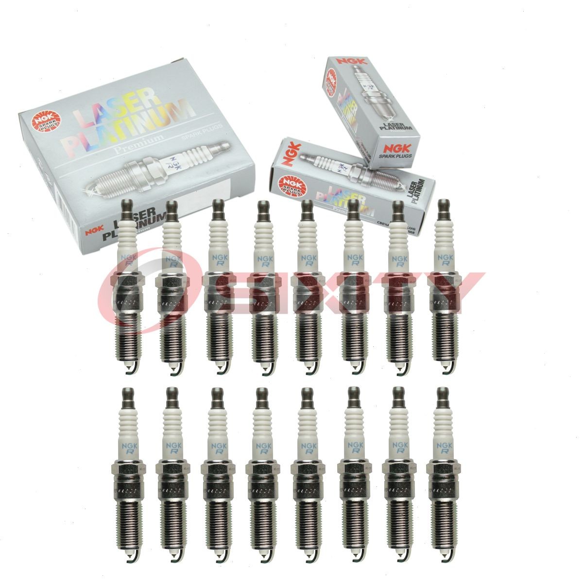 16 pc NGK Laser Platinum Spark Plugs for 2018-2020 Dodge Durango 6.4L V8 rc