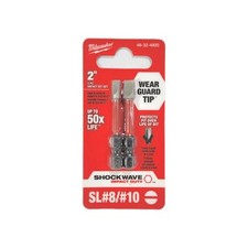 Milwaukee Tool 48-32-4920 Shockwave Impact Duty 2" Slotted No. 8/No. 10 Power