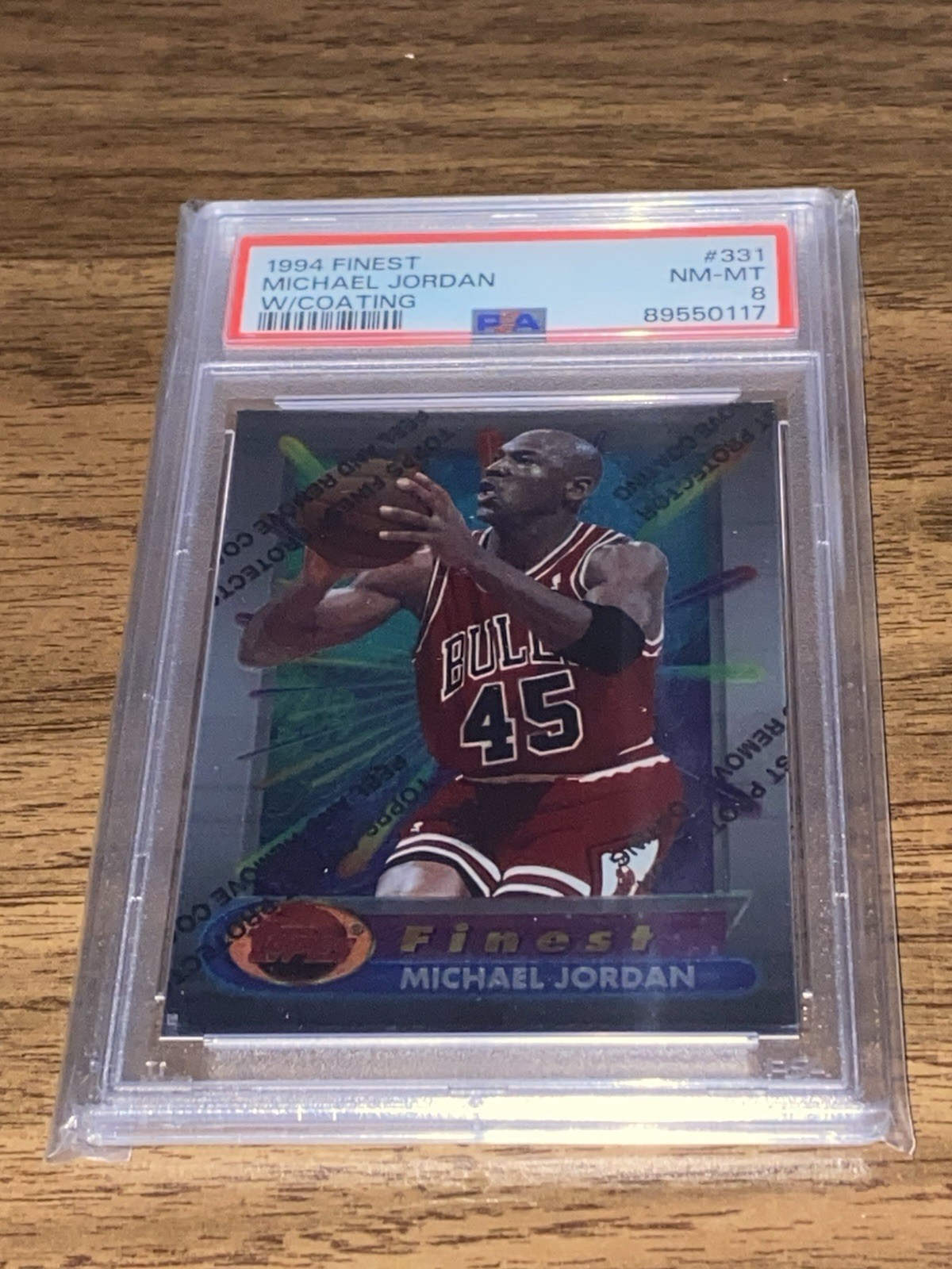 1994-95 Topps Finest - Michael Jordan #331 PSA 8