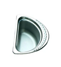 Restaurant Equipment STAINLESS STEEL FOOD BOWL Bon Chef 1/2 Size 6" x 6" x 4.75"