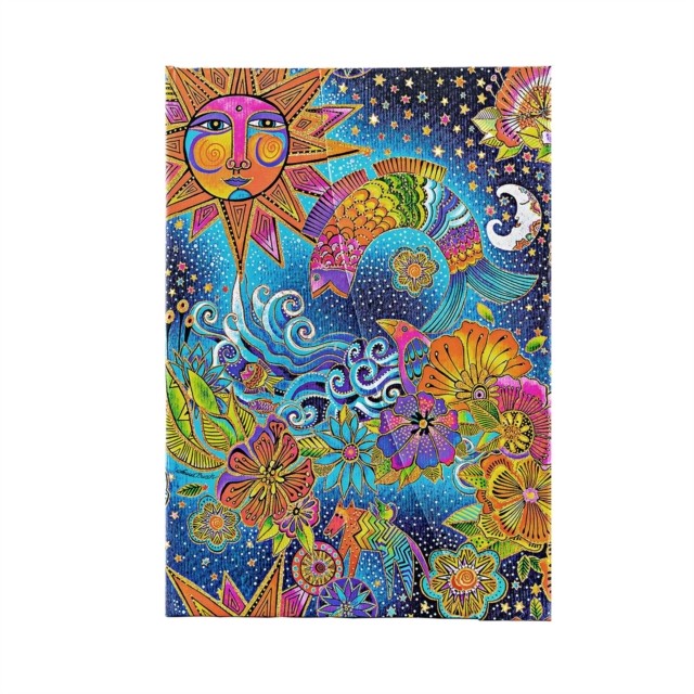 Celestial Magic Midi Lined Hardcover Journal, 144pg, 120GSM, Laurel Burch