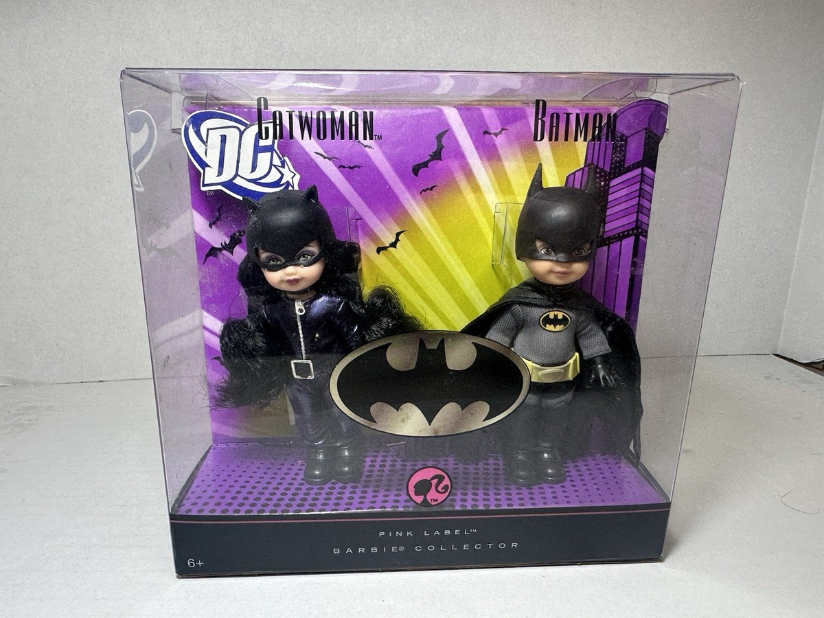 Barbie Pink Label DC Comics Batman & Catwoman Dolls Set