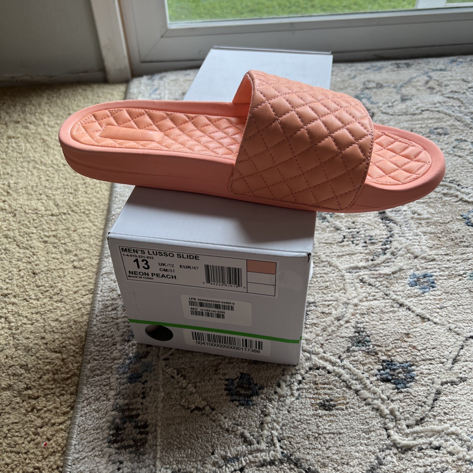 APL Scivolo Uomo Lusso Neon Pesca Taglia 13