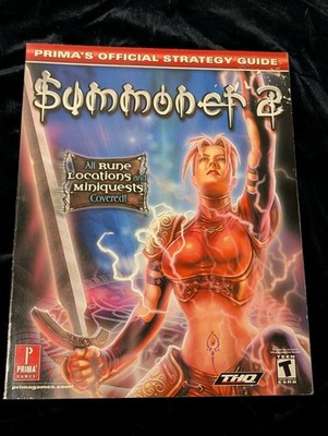 SUMMONER 2 Prima Official Strategy Guide (2002, Trade Paperback) PS2 game manual
