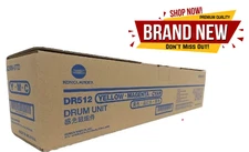 Genuine Konica Minolta DR512 (A2XN0TD) Yellow/Magenta/Cyan Drum Unit,
