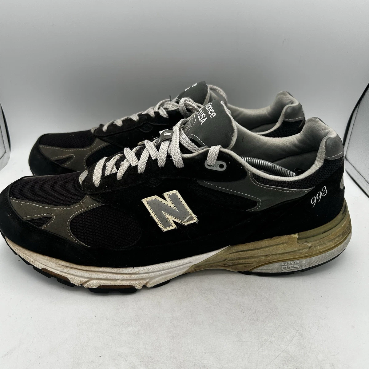 New Balance 993 Made in USA 4E Wide Black White for Sale