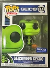 Funko Pop! Ad Icons #172 Geicoween Gecko - Green - Geico Limited Edition - New