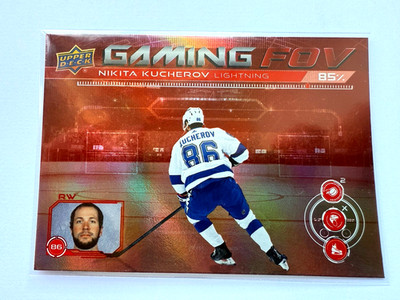 Nikita Kucherov, Gaming FOV, Upper Deck 24-25 Hockey Series 1 #GFOV-19