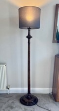 Immaculate Vintage Wooden Floor Lamp Standard Lamp Art Deco