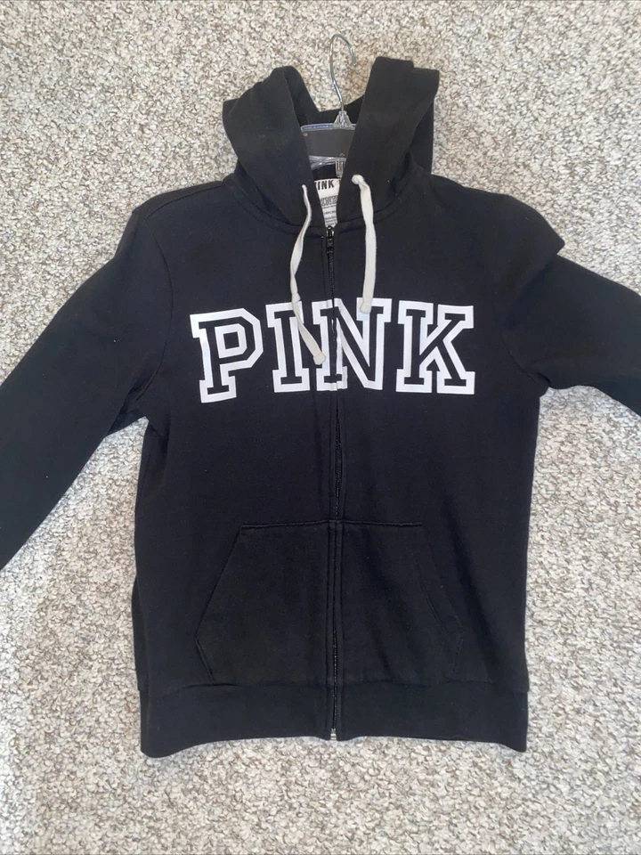 Victoria Secret Pink Zip Up Sweatshirts (Size: Small) (Multiple Colors) - Image 4 of 4