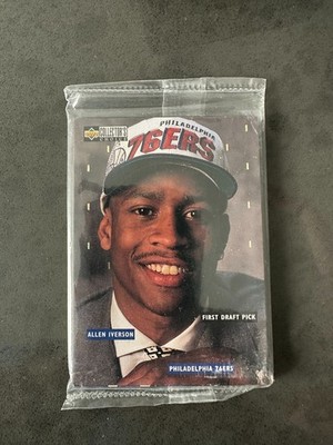 1996-97 Upper Deck Collector's Choice Draft Trade Set Allen Iverson SEALED 1-10 