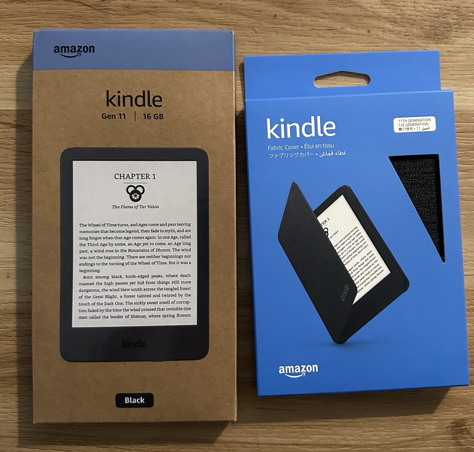 Amazon Kindle 16GB newest model Gen 11 Lightest most compact Bundle With Cover. Available Now for $105.00