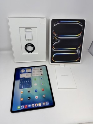 AT&T or Wi-Fi Apple iPad Pro 13'' M5 256GB 26.4 Space Black ME7W4LL/A Excellent
