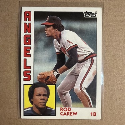 1984 TOPPS #600 ROD CAREW CALIFORNIA ANGELS FREE SHIPPING