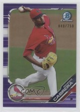 2019 Bowman Chrome Prospects Purple Refractor /250 Genesis Cabrera #BCP-187 2r7