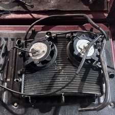 Yamaha Yzf R6 2005 Radiator With Fans And Lines